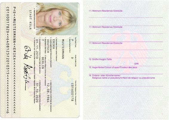 Was versteht man unter seriennummer passdokuments wo findet