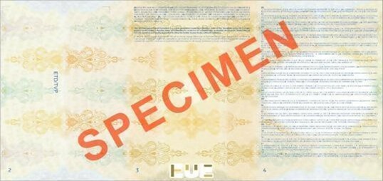 EU-Rückkehrausweis Trägervordruck (Rückseite)